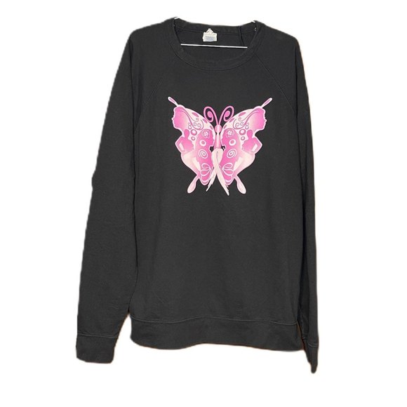 Hard Rock Hotel Sioux City Breast Cancer Awareness Crewneck Size 2XL - Picture 1 of 6